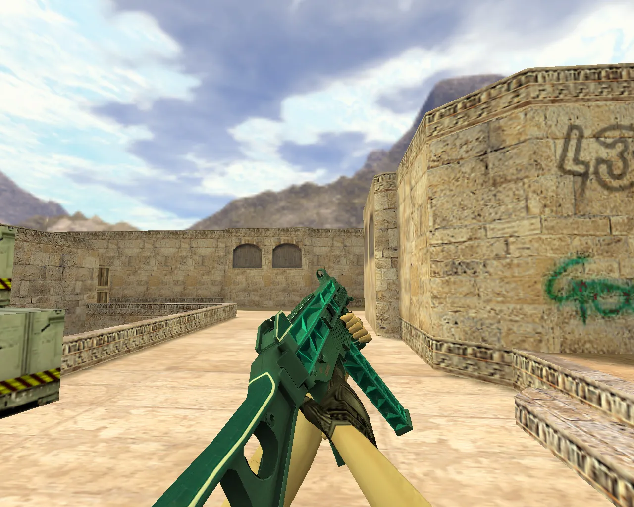 Скриншот Модель «UMP-45 Каркас» для CS 1.6 - Качество и Звук