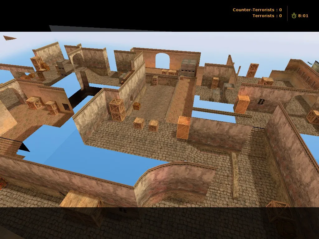 Скриншот  Карта de_scirel_v3 для Counter-Strike 1.6: подробный обзор