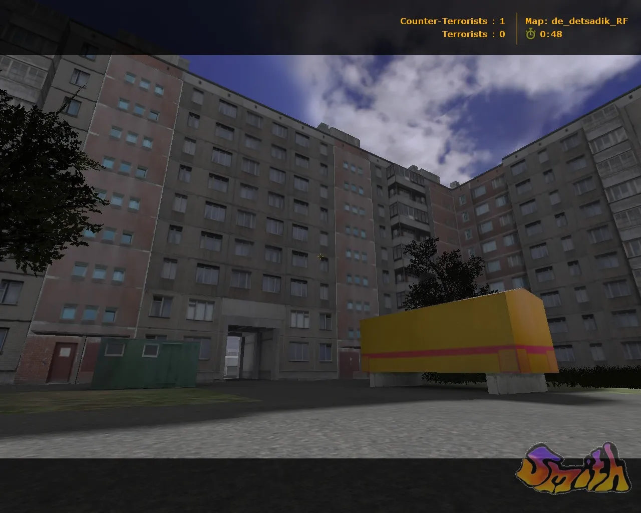 Скриншот  Карта de_detsadik_rf для CS 1.6: точки, маршруты, .nav для ботов и оптимизация wpoly/epoly