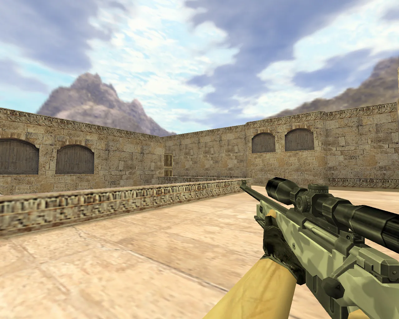 Скриншот Модель «AWP Зимний камуфляж» для CS 1.6