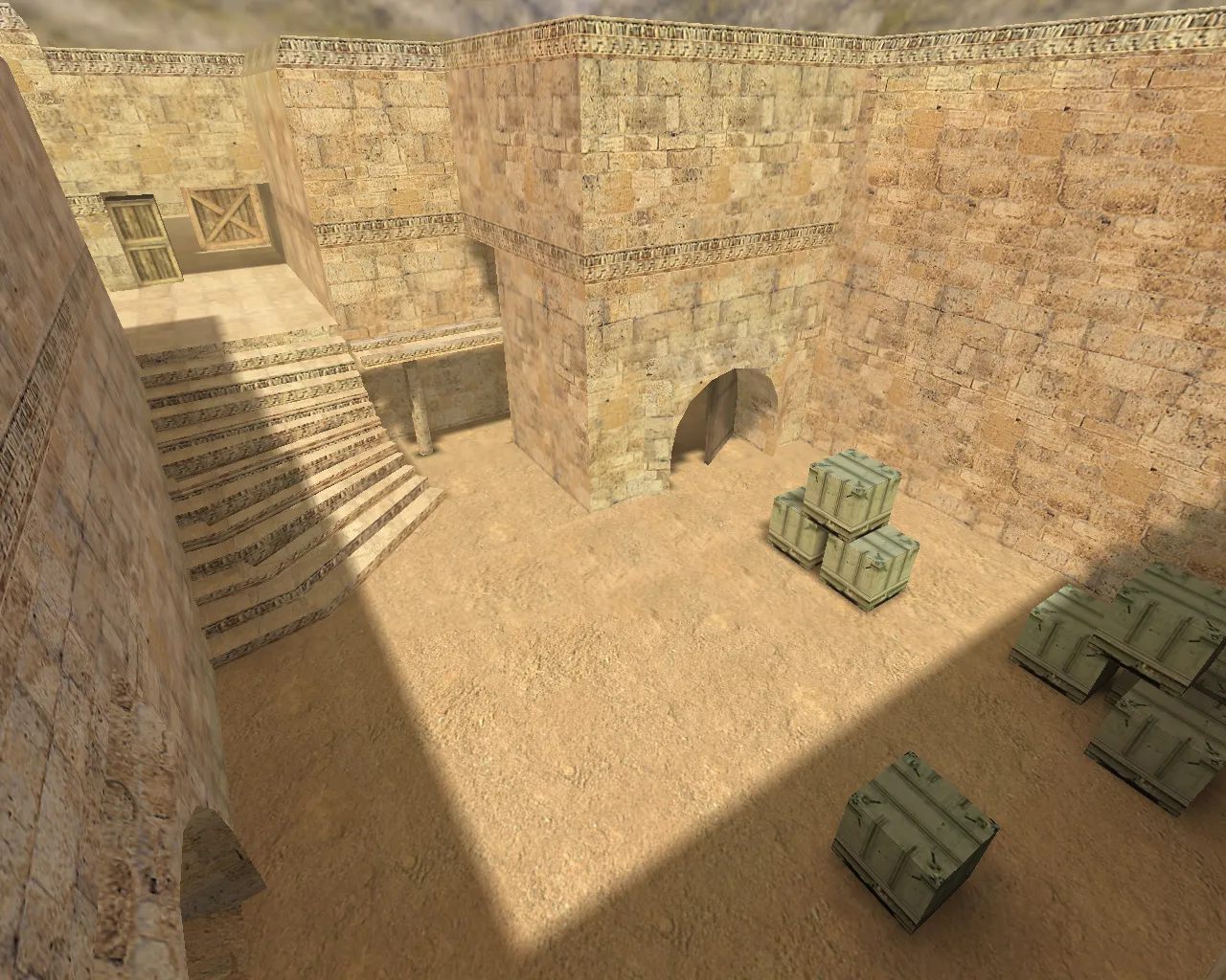 Скриншот de_abaddon карта для CS 1.6: точки, баланс сторон, .nav и оптимизация wpoly/epoly