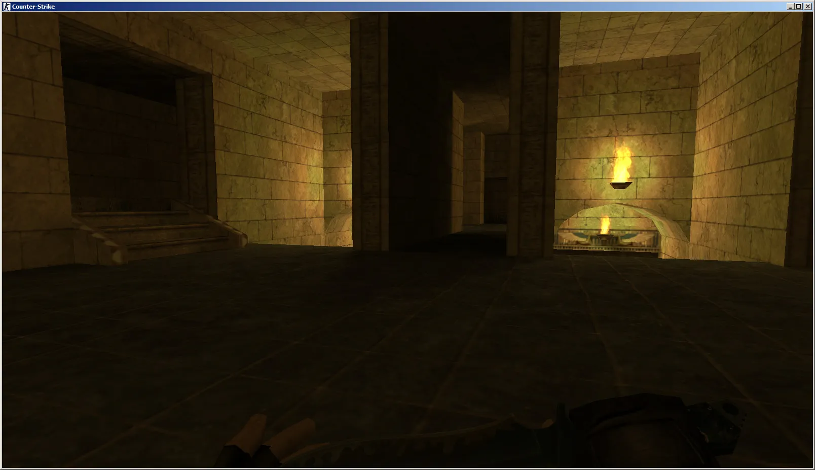 Скриншот  Карта de_amun_beta для CS 1.6: точки, ротации, .nav для ботов и настройка под стабильный FPS