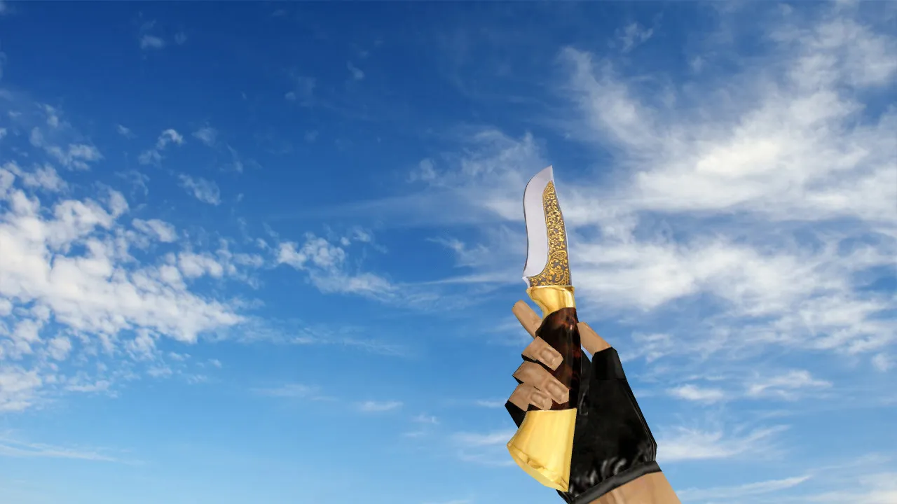 Скриншот Модель «Winner Dagger» для CS 1.6: v_ и p_ модели, звуки, анимация осмотра, текстуры и настройка