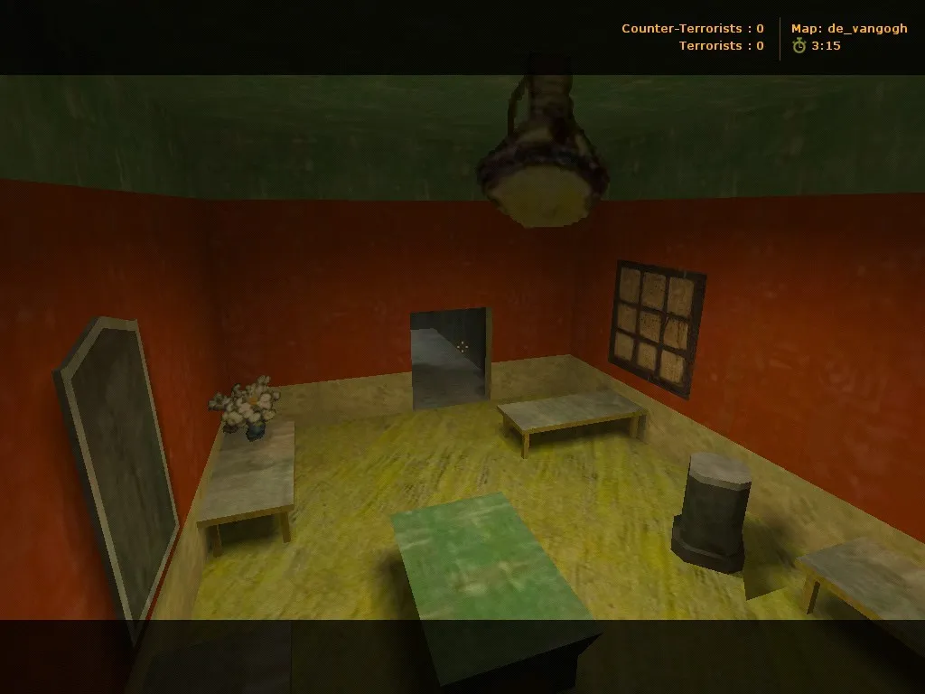 Скриншот Карта de_vangogh для CS 1.6: Тактический анализ и особенности