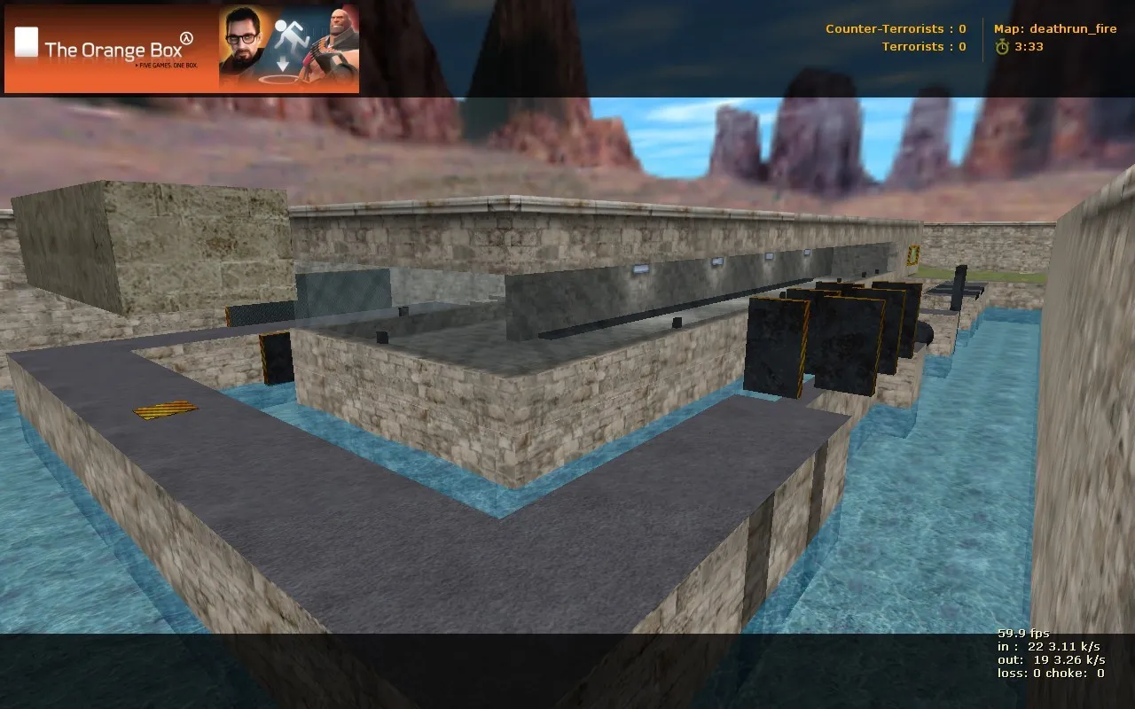 Скриншот Карта «deathrun_fire» для CS 1.6