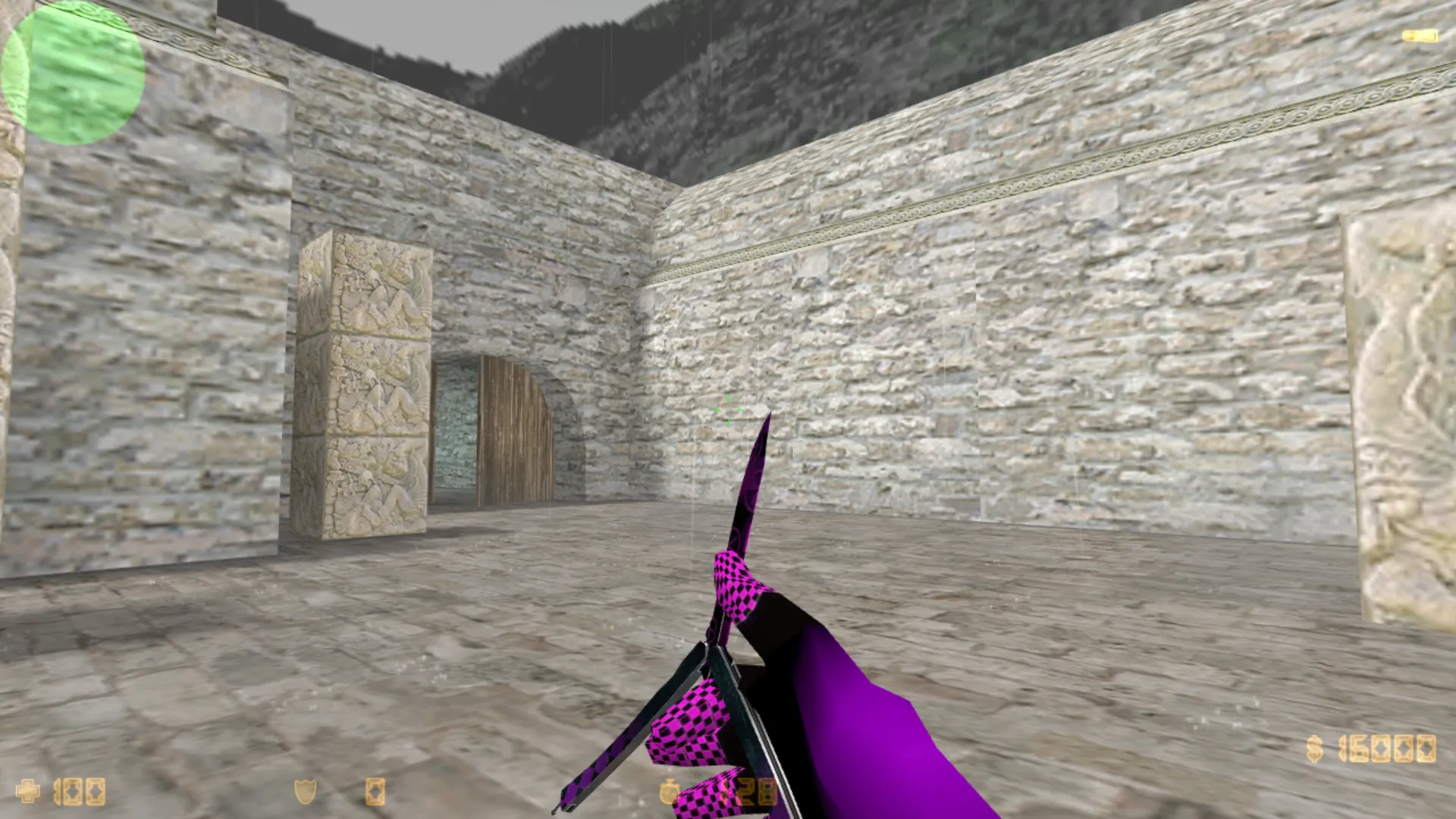 Скриншот Нож-бабочка Purple Error v_ knife модели для CS 1.6: анимация осмотра, звук, качество текстур