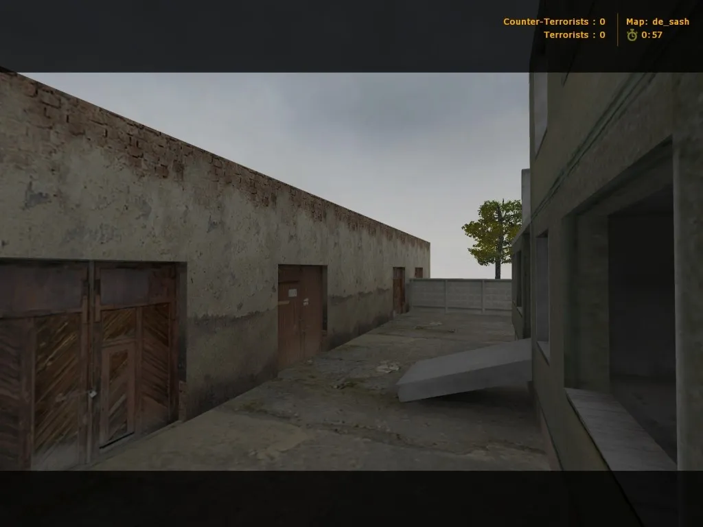 Скриншот  Карта «de_sash» для CS 1.6 - Тактика и особенности