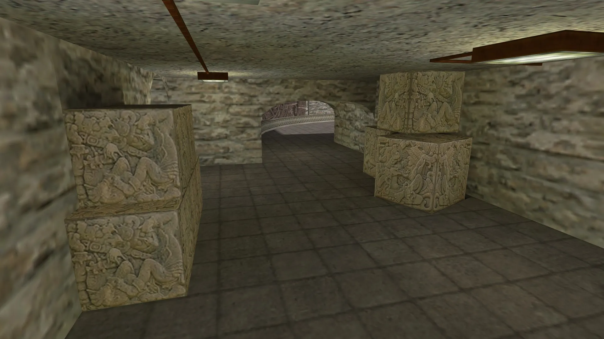 Скриншот  de_aztec828 для CS 1.6: обзор карты, точки, баланс сторон, .nav и оптимизация wpoly/epoly