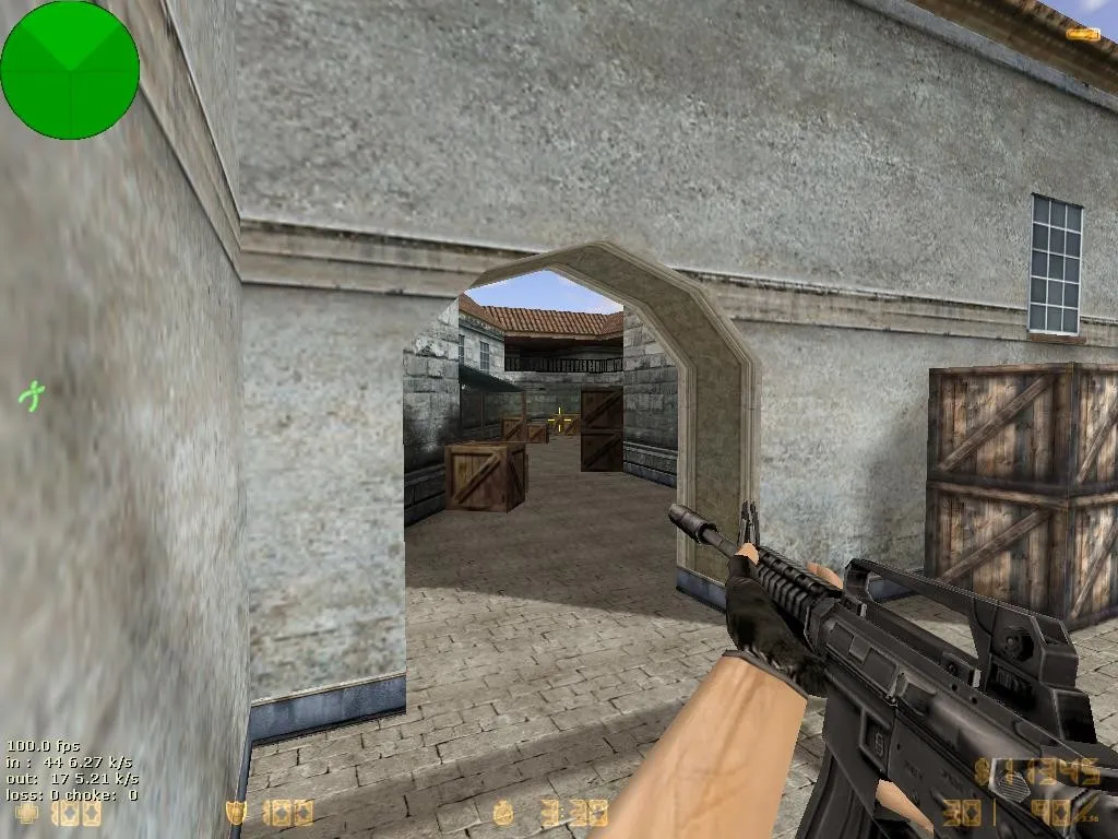 Скриншот Карта concord_redone для CS 1.6: баланс сторон, точки для плантов, .nav для ботов и оптимизация wpoly/epoly