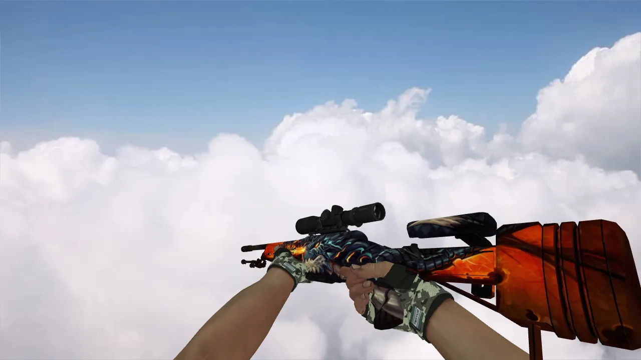 Скриншот  Пак моделей оружия «Hand Wraps Spruce DDPAT» для CS 1.6: v_ и p_ модели, звуки, анимация осмотра, текстуры и настройка