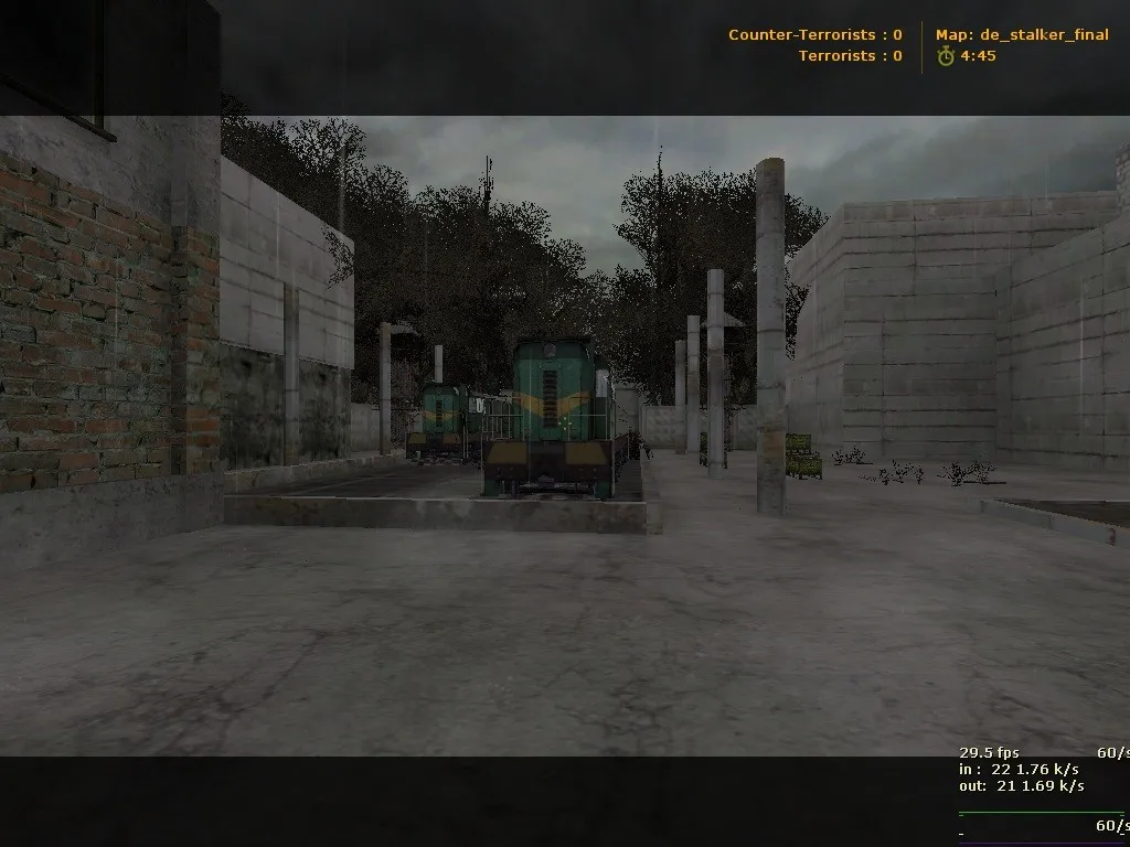 Скриншот  Карта de_stalker_final для CS 1.6 - тактические возможности и детали