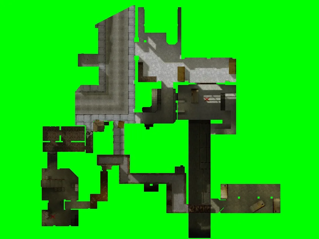 Скриншот  de_bidepot для CS 1.6 — тактика за CT/T, точки, .nav для ботов и оптимизация карты