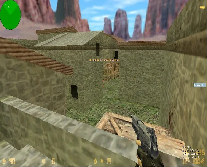 Скриншот  Карта de_castle для CS 1.6: баланс сторон, точки, навигация ботов, оптимизация и советы по настройке