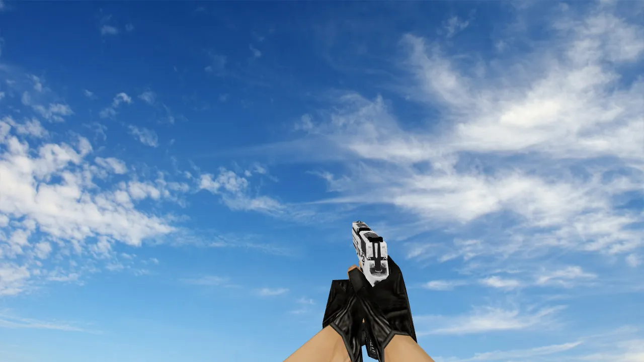 Скриншот Модель P250 Cerakote White для CS 1.6 - Качество и Стиль