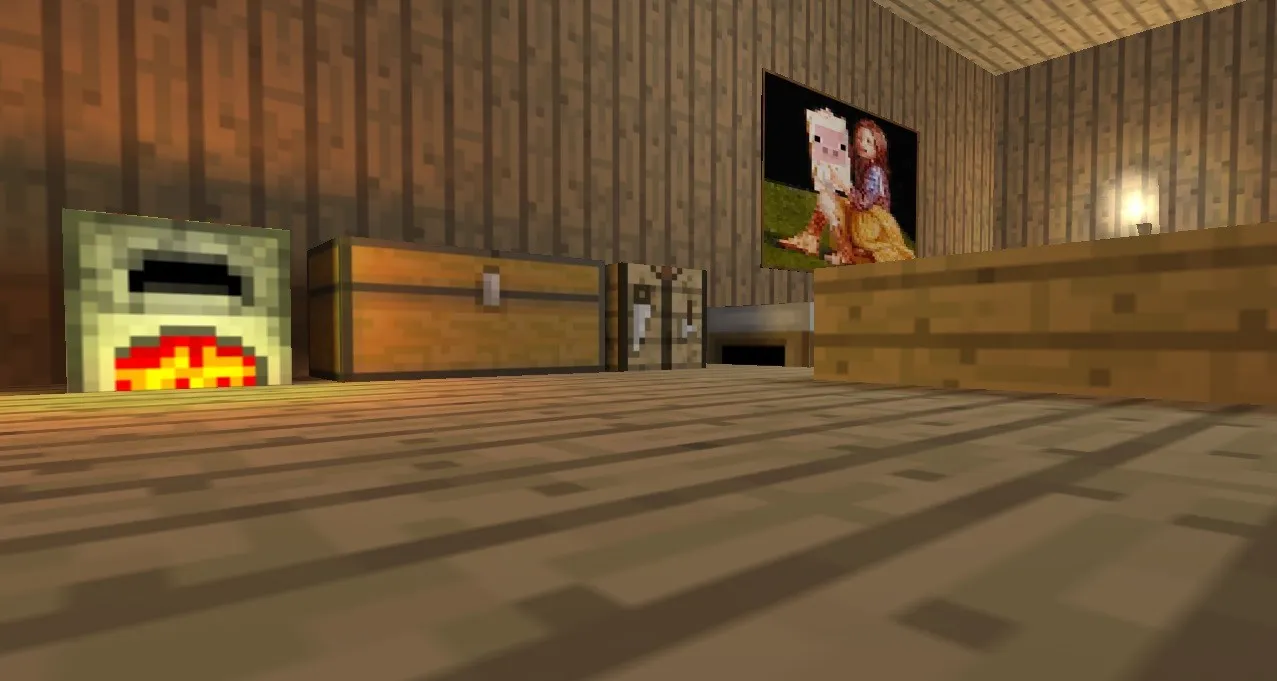 Скриншот  Карта de_minecraft_j_final для CS 1.6 - Стратегические точки и оптимизация