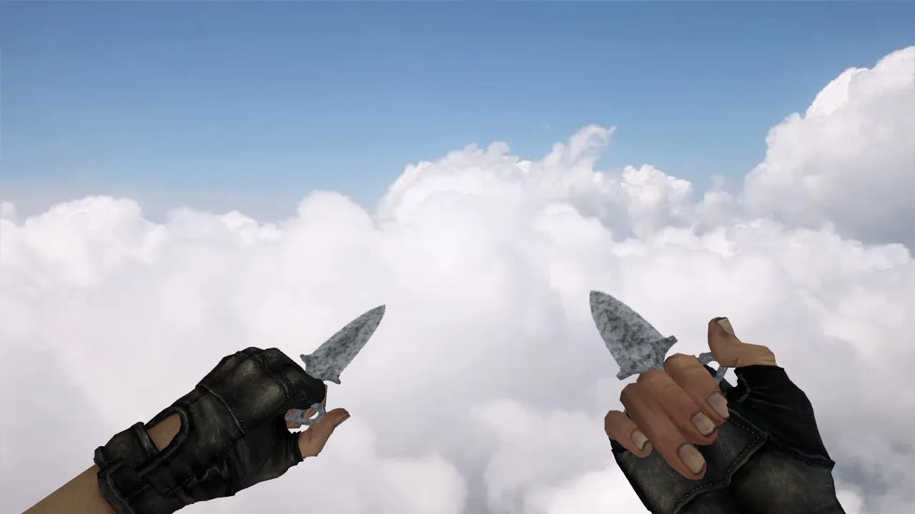 Скриншот Тычковые ножи «Патина» v_ w_ p_ модель для CS 1.6: звуки, анимация осмотра, текстуры, настройка