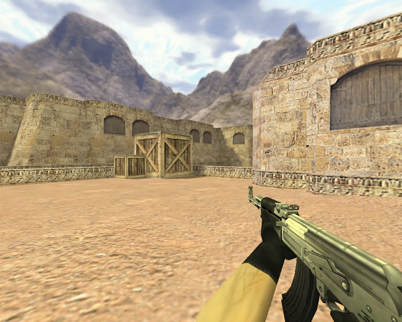 Скриншот Модель АК-47 Хром для CS 1.6 - Высокое качество и уникальность