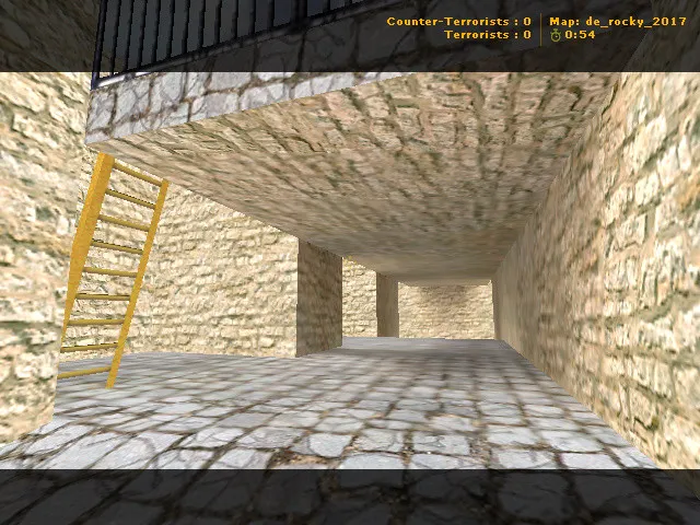 Скриншот  Карта de_rocky_2017 для CS 1.6: Тактические особенности и оптимизация