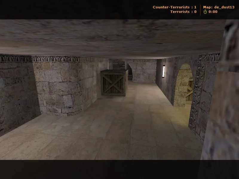 Скриншот  de_dust13 для CS 1.6: обзор карты, точки, маршруты и настройка под 4554/8610