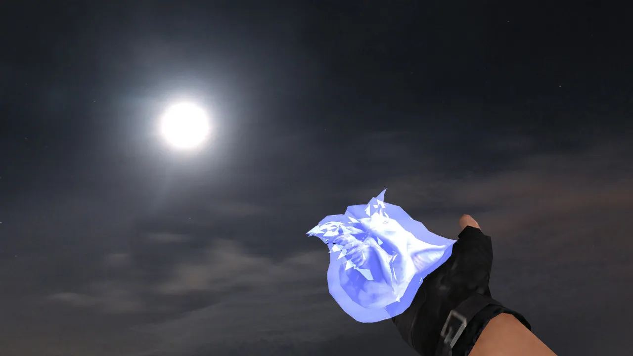 Скриншот Модель «Ice Skull Grenade» для CS 1.6: v_/p_/w_ гранаты, звуки, анимация осмотра и текстуры