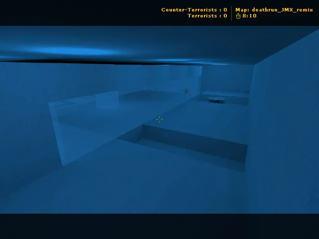 Скриншот  deathrun_jmx_remix для CS 1.6: точки, боты (.nav), баланс и оптимизация карты