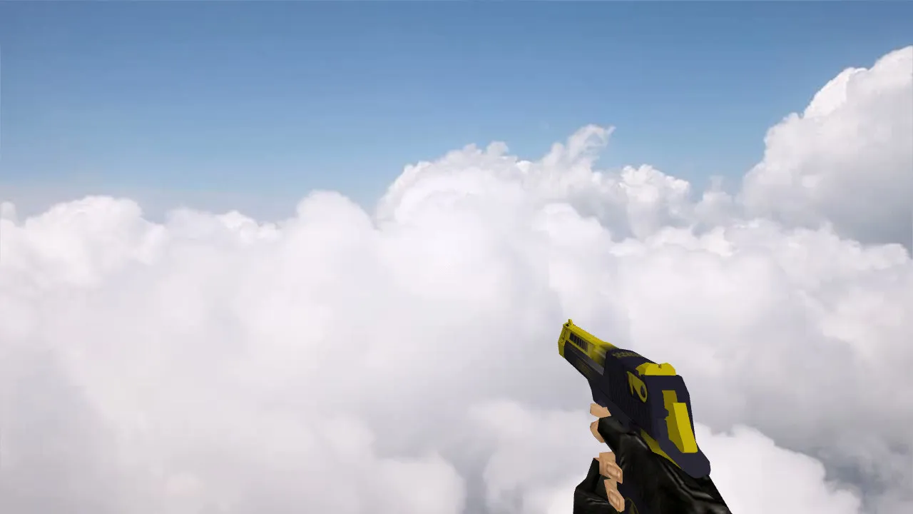 Скриншот Модель «Deagle Fractal» для CS 1.6 - Оружие с уникальным дизайном