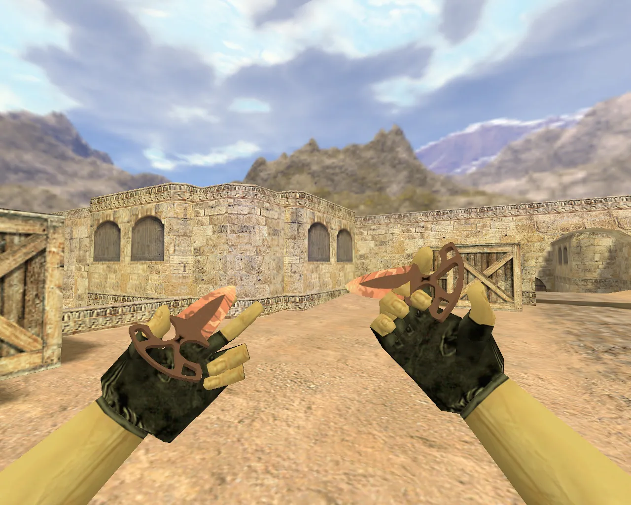 Скриншот Модель «Тычковые ножи Убийство» v_knife для CS 1.6: анимация осмотра, звук, текстуры, настройка