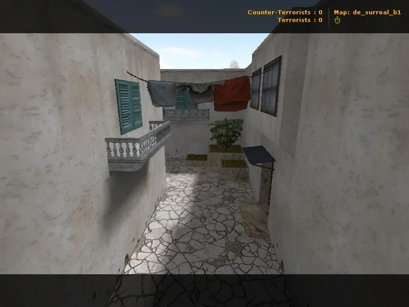 Скриншот Карта de_surreal_b1 для CS 1.6: тактика и рекомендации