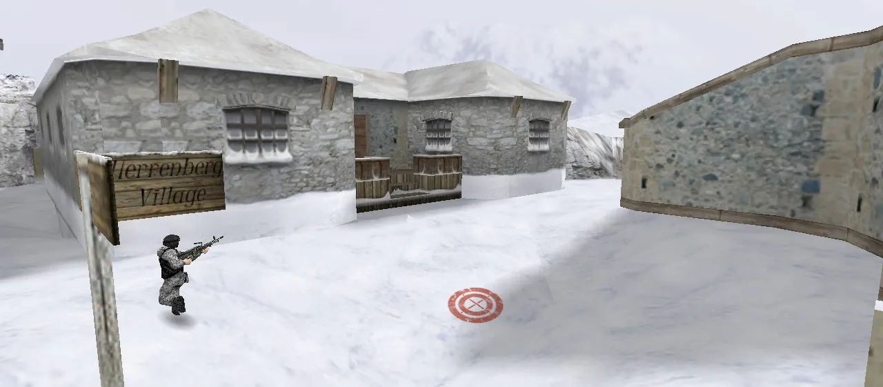 Скриншот  de_herrenberg для CS 1.6: тактика за CT/T, точки на карте, .nav и оптимизация wpoly/epoly