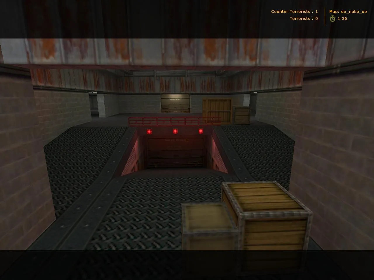 Скриншот  Карта de_nuke_up для CS 1.6: Тактика и особенности