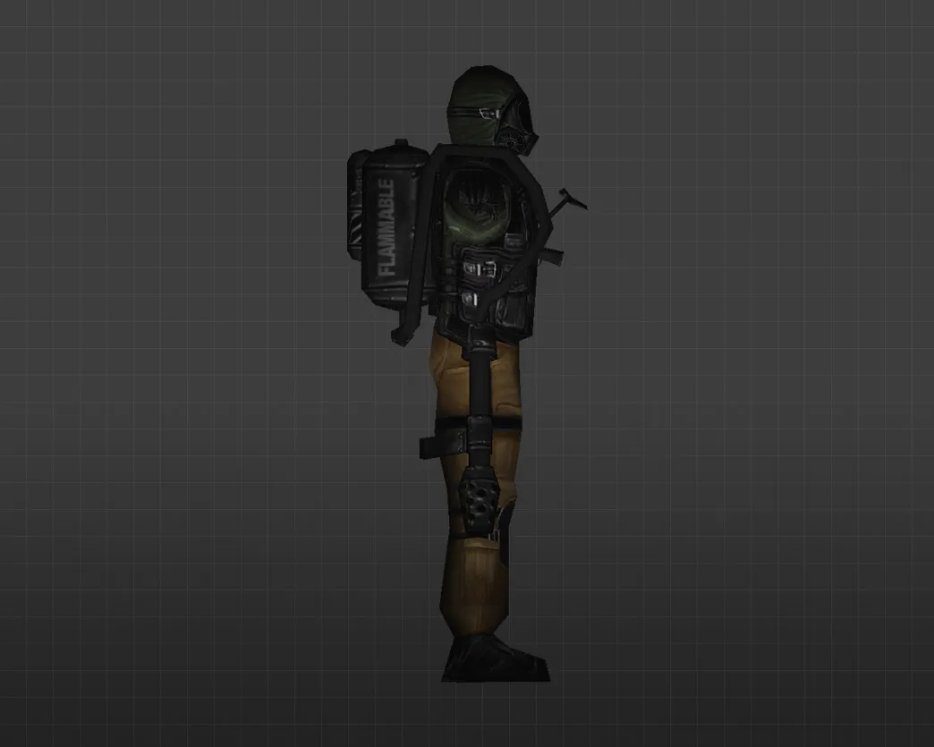 Скриншот Модель «Огнеметчик» для CS 1.6 - Уникальный скин для настоящих геймеров