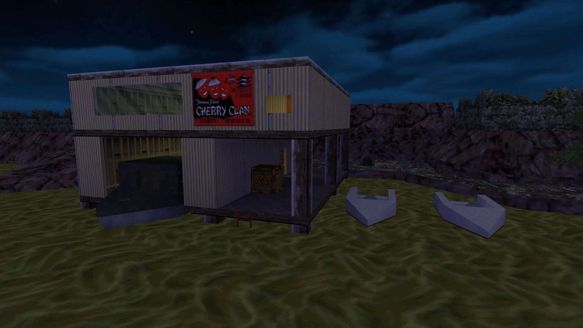 Скриншот  Карта cc_boathouse для CS 1.6: тактика за CT и T, точки, .nav для ботов, оптимизация wpoly/epoly