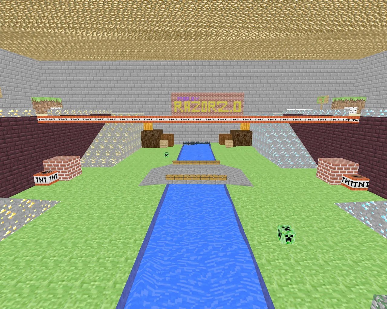 Скриншот  Карта «35hp_minecraft» для CS 1.6: ножевые раунды, точки, .nav для ботов и оптимизация