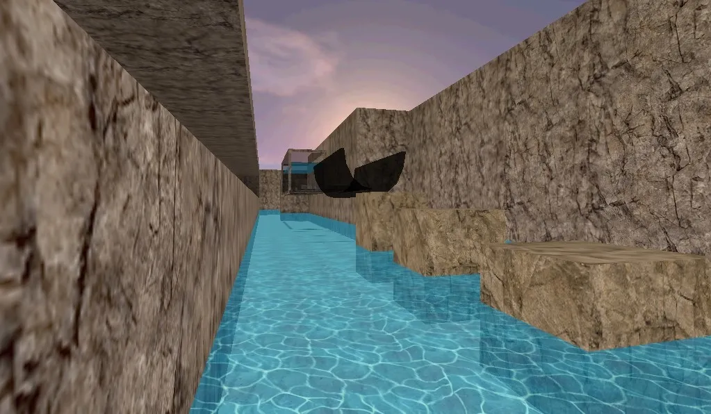 Скриншот  deathrun_ratex для CS 1.6: тактики за CT и T, управление раундами, навигация для ботов