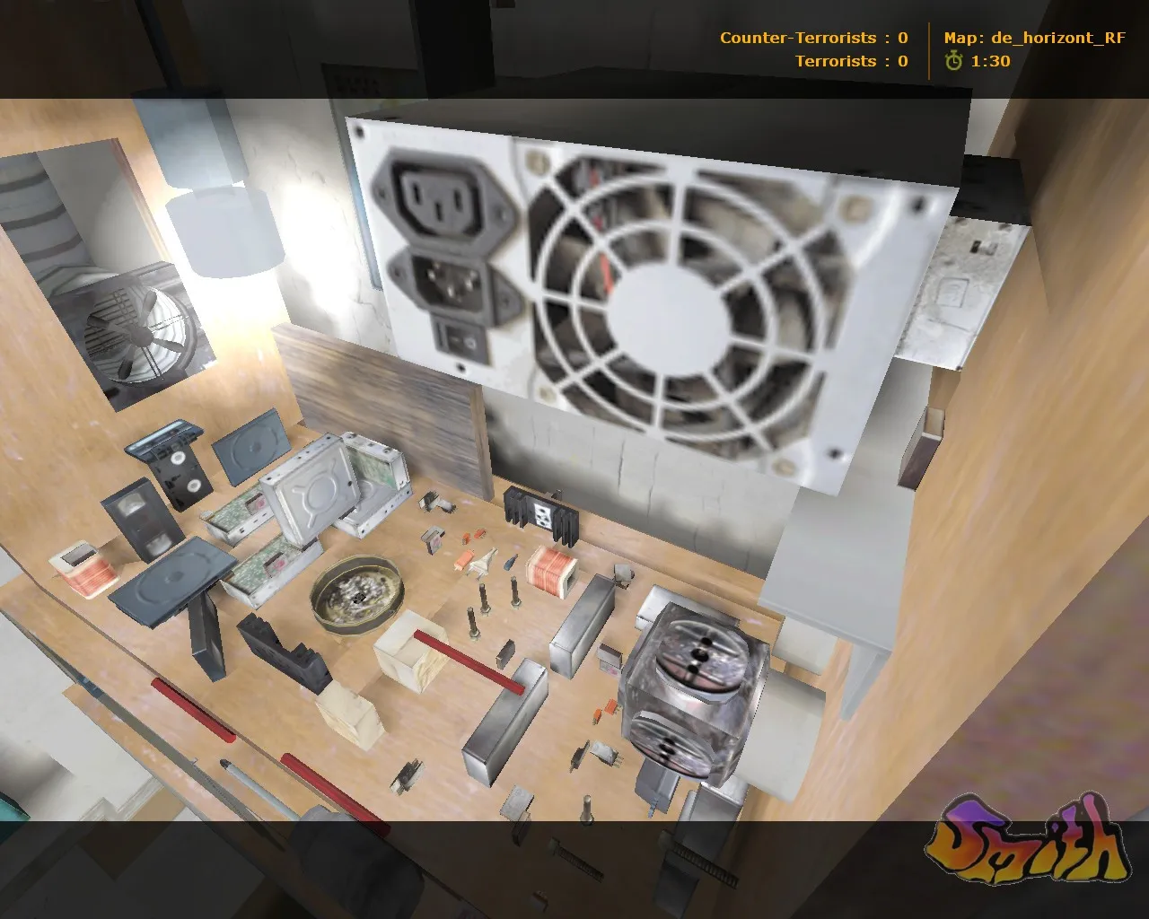 Скриншот  Карта de_horizont_rf для CS 1.6: Тактические особенности и оптимизация