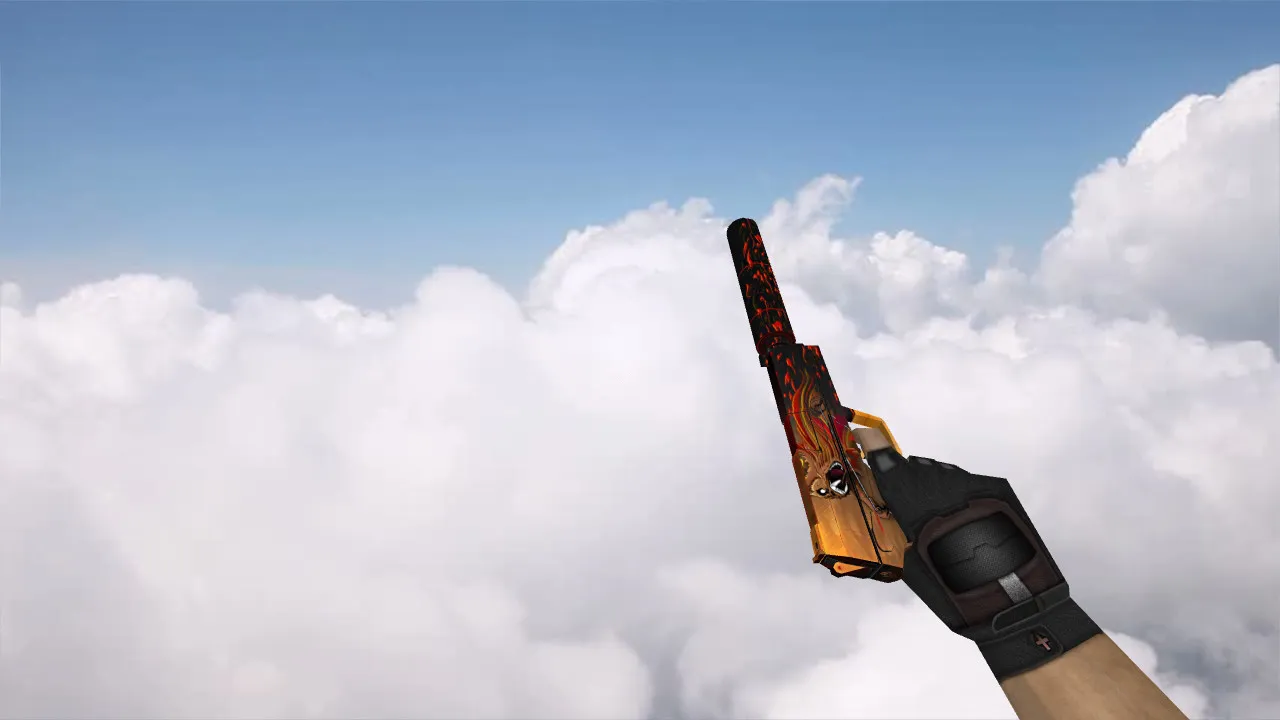 Скриншот Модель USP Mystic Bear для CS 1.6 — Оружие с уникальным дизайном