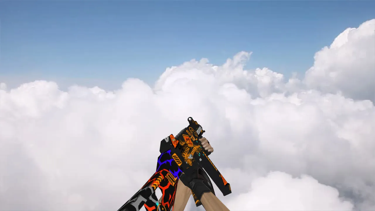 Скриншот Модель UMP-45 Angry Emoji для CS 1.6 - Скачай сейчас