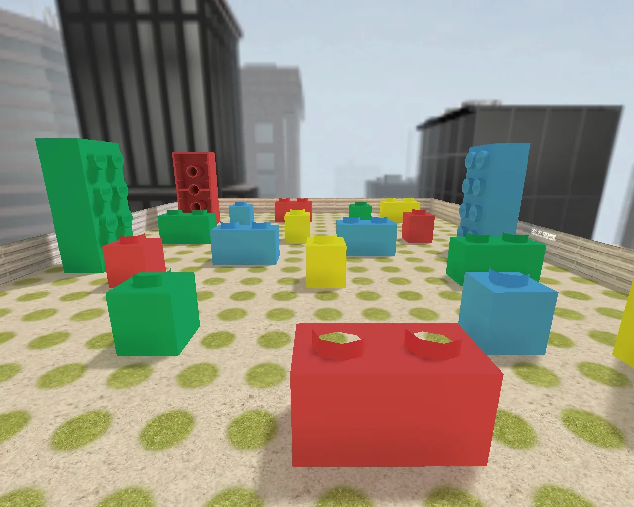 Скриншот  Карта awp_lego_bricks для CS 1.6: прицеливание с AWP, точки под контроль, оптимизация и .nav для ботов