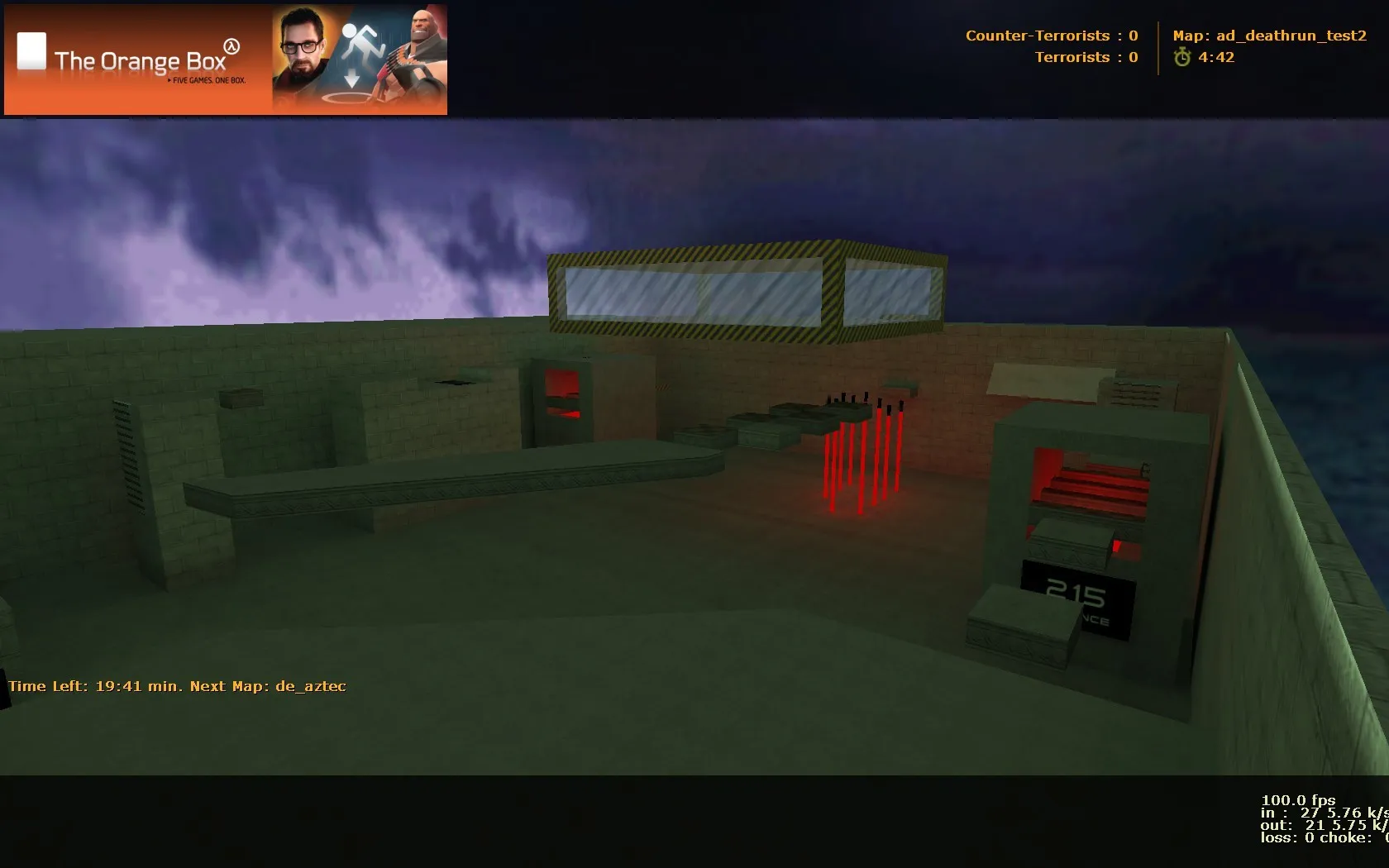 Скриншот  ad_deathrun_rzeznia_easy — deathrun карта для CS 1.6: точки, маршруты, боты и оптимизация