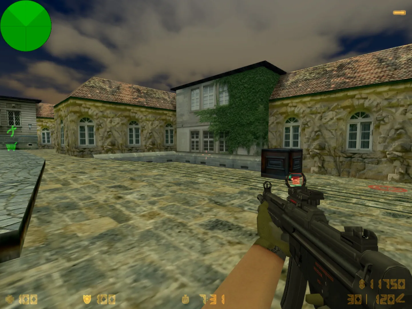 Скриншот Карта de_aristocracy_test для CS 1.6: баланс сторон, точки под каты, .nav для ботов и оптимизация под FPS