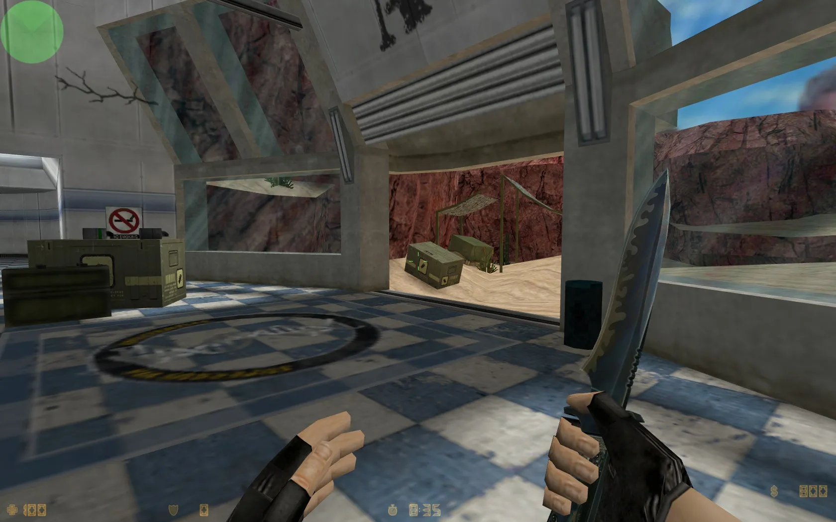 Скриншот  de_facility_czl — карта DE для CS 1.6: баланс сторон, точки, .nav и оптимизация wpoly/epoly