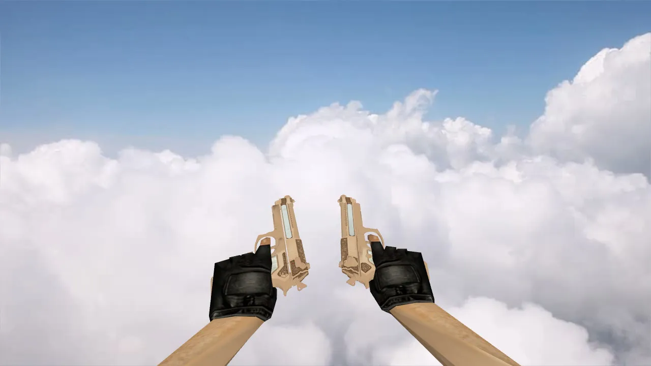 Скриншот Модель «Dual Berettas Картель» для CS 1.6 - Уникальные текстуры и анимации