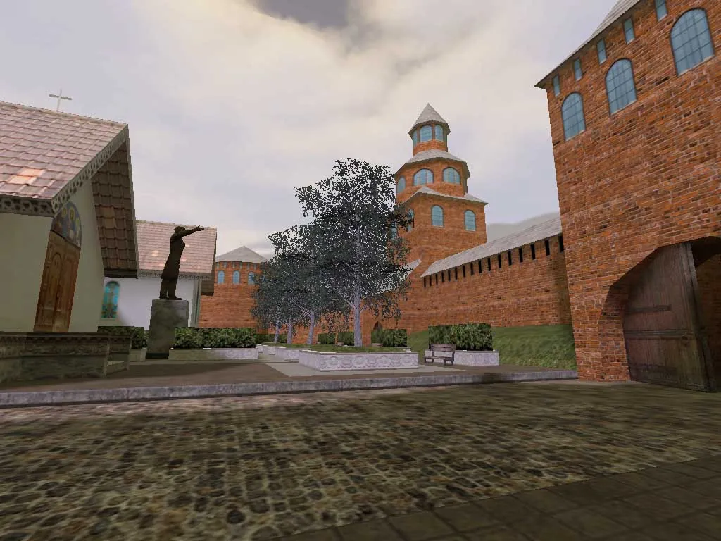 Скриншот de_cu6upb карта для CS 1.6: точки, стороны, .nav для ботов и оптимизация wpoly/epoly