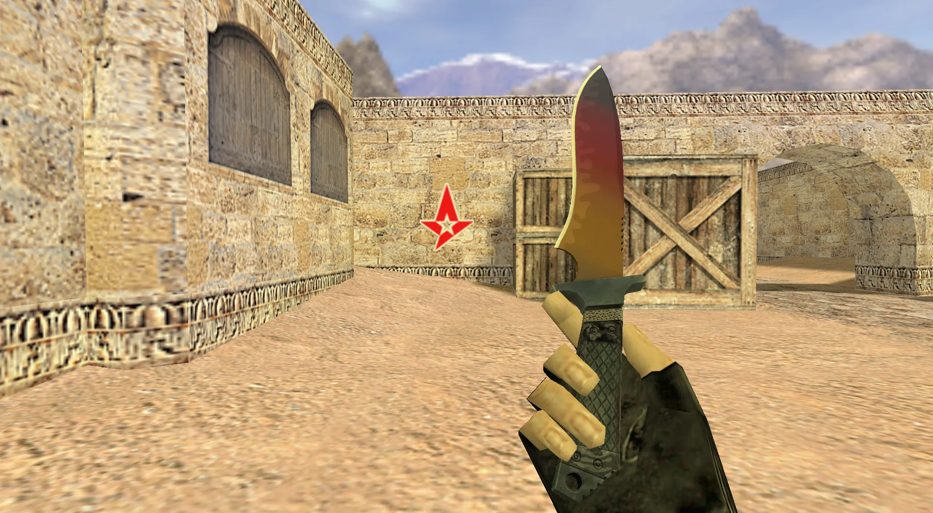 Скриншот Граффити «Astralis Logo» для CS 1.6 – Украсьте свою игру!