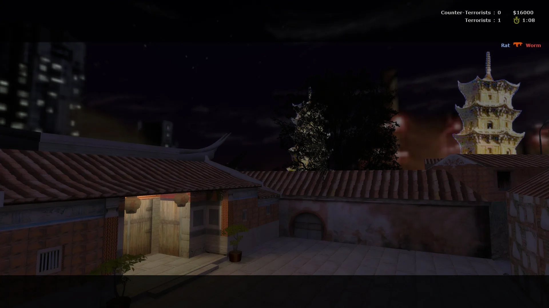 Скриншот  de_carpcity_night — ночная DE карта для CS 1.6: точки, маршруты, .nav и оптимизация