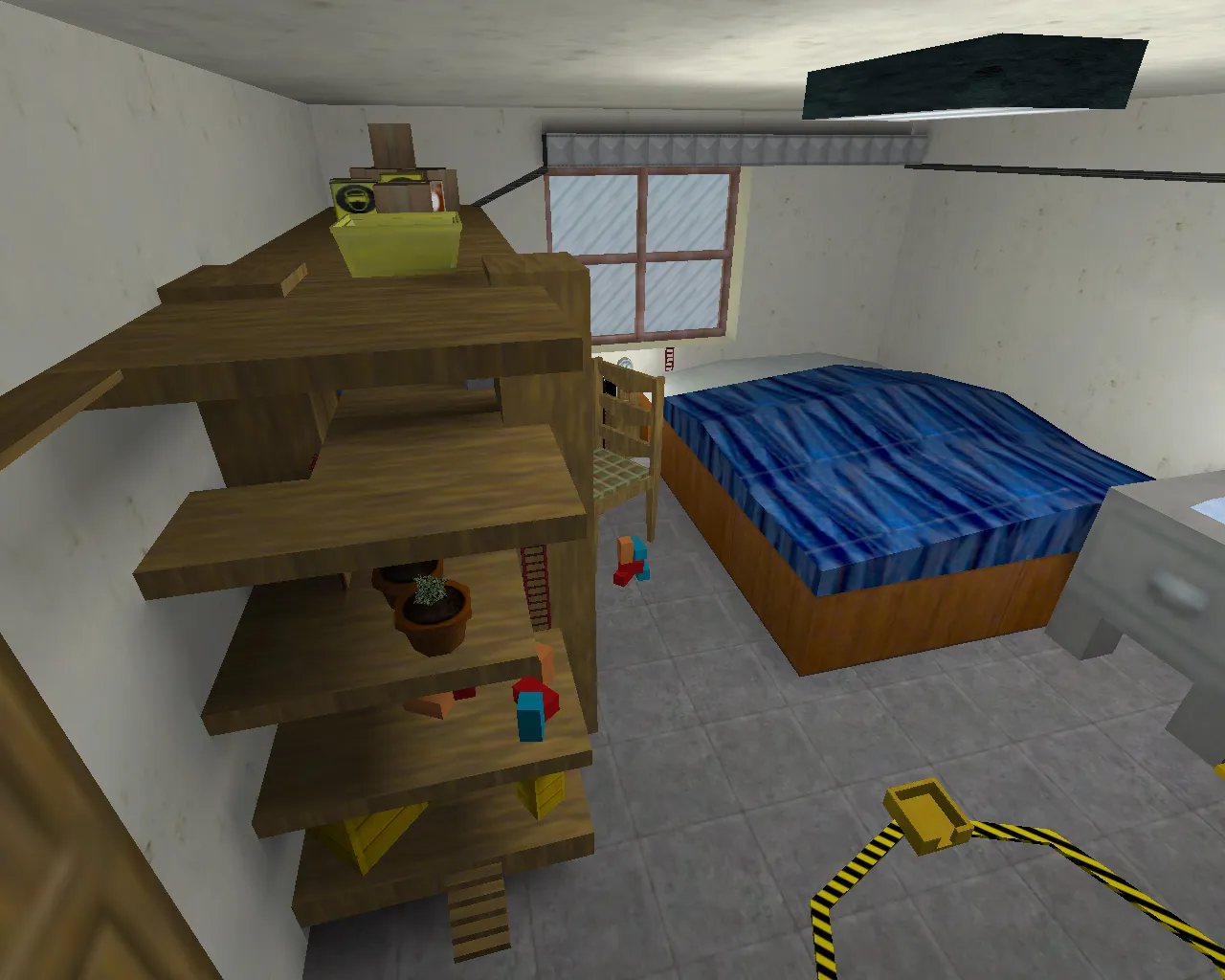 Скриншот Карта de_rats_bedroom для Counter-Strike 1.6: Тактика и особенности