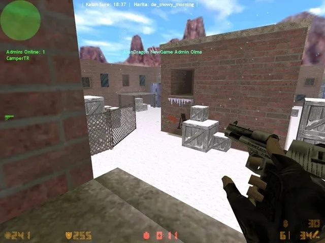 Скриншот  Карта de_snowy_morning для Counter-Strike 1.6 - Полное описание