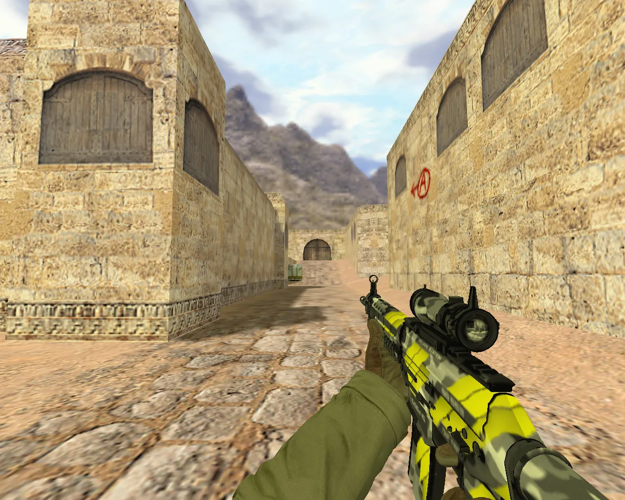 Скриншот Модель SG-553 Нервный для CS 1.6 - Скачать и Установить