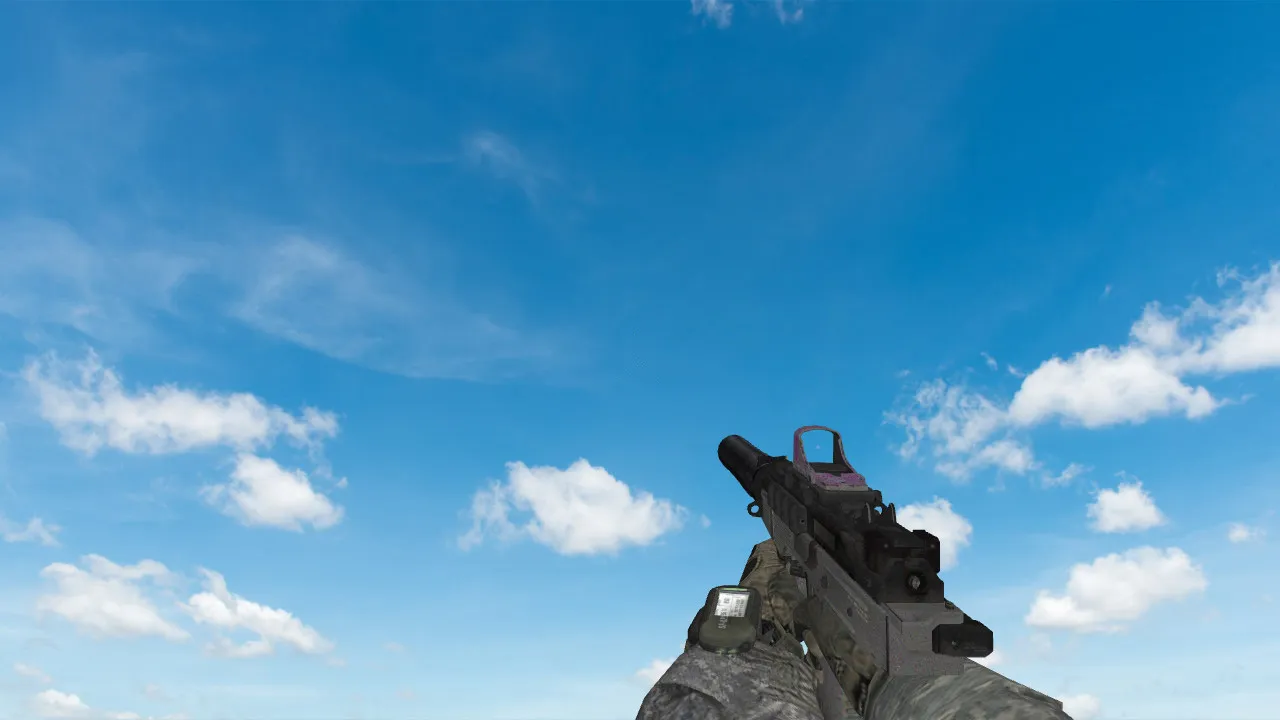 Скриншот  Пак моделей оружия «CoD MW3 Pack» для CS 1.6: v_, p_, w_ модели, звуки, анимация осмотра и текстуры