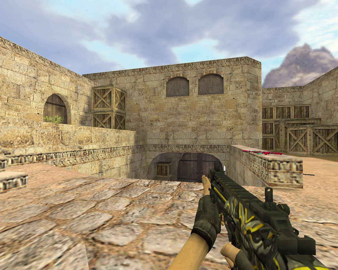 Скриншот Модель «MP7 Заклятый враг» для CS 1.6 - Погрузитесь в игровой процесс